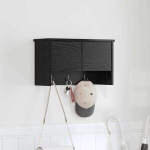 vidaXL Wandmontierter nachttisch Schwarz Eichen-Optik 50 x 20 x 30 cm - Schwarz vidaXL Wandmontierter nachttisch Schwarz Eichen-Optik 50 x 20 x 30 cm - Schwarz