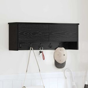 vidaXL Wandmontierter nachttisch Schwarz Eichen-Optik 80 x 20 x 30 cm - Schwarz vidaXL Wandmontierter nachttisch Schwarz Eichen-Optik 80 x 20 x 30 cm - Schwarz