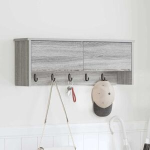 vidaXL Wandmontierter nachttisch mit Tür Graues Sonoma 80 x 20 x 30 cm - Grau vidaXL Wandmontierter nachttisch mit Tür Graues Sonoma 80 x 20 x 30 cm - Grau