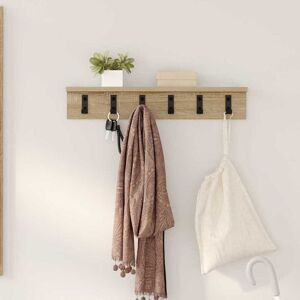 vidaXL Wandmontierter nachttisch Sonoma-Eiche 60 x 10.5 x 10.5 cm - Beige vidaXL Wandmontierter nachttisch Sonoma-Eiche 60 x 10.5 x 10.5 cm - Beige