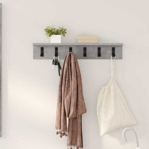 vidaXL Wandmontierter nachttisch Beton Grau 60 x 10.5 x 10.5 cm - Grau vidaXL Wandmontierter nachttisch Beton Grau 60 x 10.5 x 10.5 cm - Grau