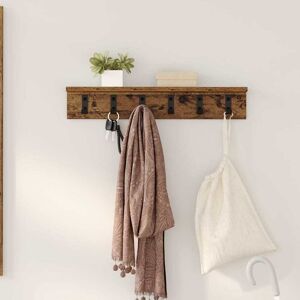vidaXL Wandmontierter nachttisch Altholz 60 x 10.5 x 10.5 cm - Braun vidaXL Wandmontierter nachttisch Altholz 60 x 10.5 x 10.5 cm - Braun