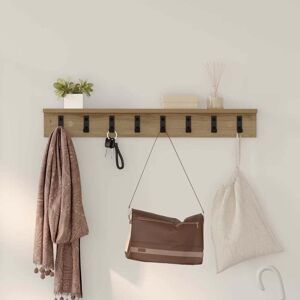vidaXL Wandmontierter nachttisch Artisan-Eiche 80 x 10,5 x 10,5 cm - Braun vidaXL Wandmontierter nachttisch Artisan-Eiche 80 x 10,5 x 10,5 cm - Braun