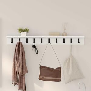vidaXL Wandmontierter nachttisch Weiß 100 x 10,5 x 10,5 cm - Weiß vidaXL Wandmontierter nachttisch Weiß 100 x 10,5 x 10,5 cm - Weiß