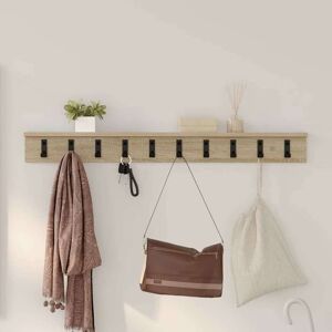 vidaXL Wandmontierter nachttisch Sonoma-Eiche 100 x 10,5 x 10,5 cm - Beige vidaXL Wandmontierter nachttisch Sonoma-Eiche 100 x 10,5 x 10,5 cm - Beige