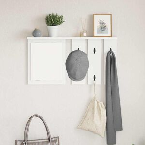 vidaXL Wandmontierter Kleiderständer mit Regal Weiß 85 x 10 x 45 cm - Weiß vidaXL Wandmontierter Kleiderständer mit Regal Weiß 85 x 10 x 45 cm - Weiß