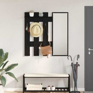 vidaXL Wandmontierter nachttisch Wandmontiert Schwarz Eichen-Optik - Schwarz vidaXL Wandmontierter nachttisch Wandmontiert Schwarz Eichen-Optik - Schwarz