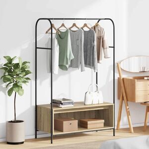 vidaXL Kleiderständer Braun Eichen-Optik 100 x 44 x 160 cm - Braun vidaXL Kleiderständer Braun Eichen-Optik 100 x 44 x 160 cm - Braun