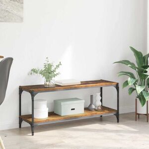 vidaXL TV-Schränk Altholz 100x33x41cm Verbundholz und Eisen - Braun vidaXL TV-Schränk Altholz 100x33x41cm Verbundholz und Eisen - Braun