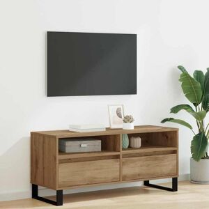 vidaXL TV-Schränk mit Schubladen Artisan-Eiche 100 x 34,5 x 44,5 cm - Braun vidaXL TV-Schränk mit Schubladen Artisan-Eiche 100 x 34,5 x 44,5 cm - Braun