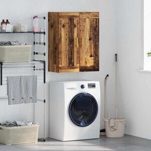 vidaXL Wandschrank Altholz 69,5 x 34 x 90 cm Holzwerkstoff - Braun vidaXL Wandschrank Altholz 69,5 x 34 x 90 cm Holzwerkstoff - Braun