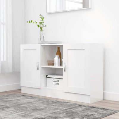 vidaXL Sideboard Weiß 120x30,5x70 cm Holzwerkstoff - Weiß vidaXL Sideboard Weiß 120x30,5x70 cm Holzwerkstoff - Weiß