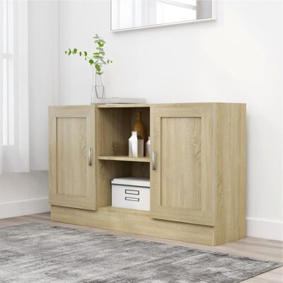 vidaXL Sideboard Sonoma-Eiche 120x30,5x70 cm Holzwerkstoff - Braun vidaXL Sideboard Sonoma-Eiche 120x30,5x70 cm Holzwerkstoff - Braun