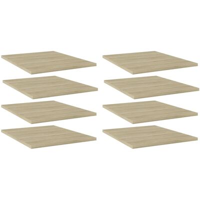 vidaXL Bücherregal-Bretter 8 Stk. Sonoma-Eiche 40x50x1,5 cm - Braun vidaXL Bücherregal-Bretter 8 Stk. Sonoma-Eiche 40x50x1,5 cm - Braun