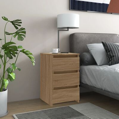 vidaXL Nachttisch Sonoma-Eiche 40x35x62,5 cm Holzwerkstoff - Braun vidaXL Nachttisch Sonoma-Eiche 40x35x62,5 cm Holzwerkstoff - Braun
