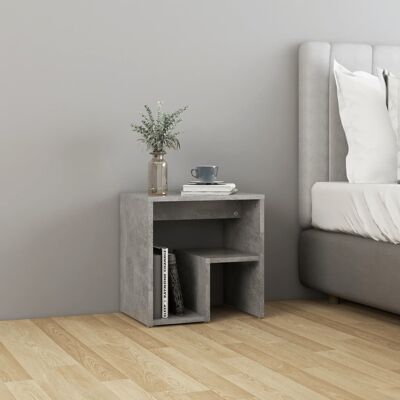 vidaXL Nachttisch Betongrau 40x30x40 cm Holzwerkstoff - Grau vidaXL Nachttisch Betongrau 40x30x40 cm Holzwerkstoff - Grau