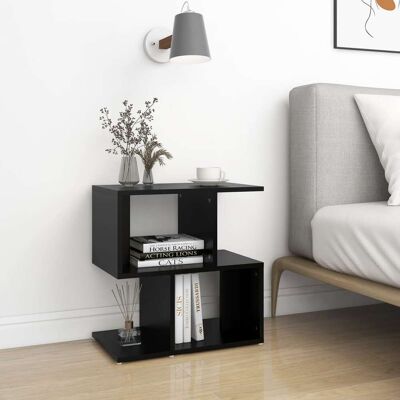 vidaXL Nachttisch Schwarz 50x30x51,5 cm Holzwerkstoff - Schwarz vidaXL Nachttisch Schwarz 50x30x51,5 cm Holzwerkstoff - Schwarz
