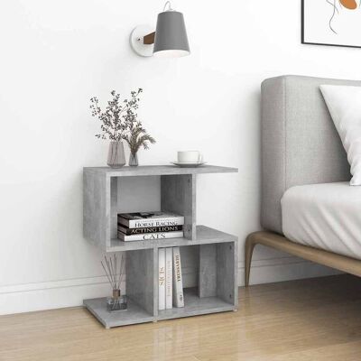 vidaXL Nachttisch Betongrau 50x30x51,5 cm Holzwerkstoff - Grau vidaXL Nachttisch Betongrau 50x30x51,5 cm Holzwerkstoff - Grau