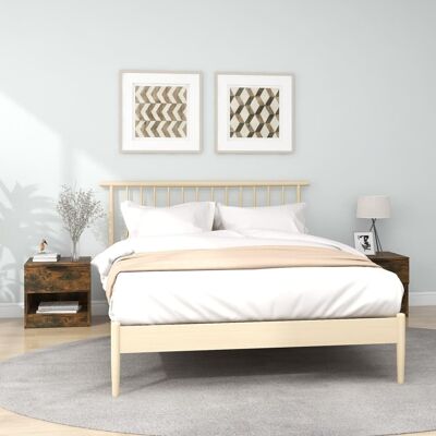 vidaXL Nachttische 2 Stk. Räuchereiche Holzwerkstoff - Braun vidaXL Nachttische 2 Stk. Räuchereiche Holzwerkstoff - Braun