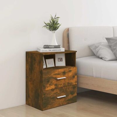 vidaXL Nachttisch Räuchereiche 50x32x60 cm - Braun vidaXL Nachttisch Räuchereiche 50x32x60 cm - Braun