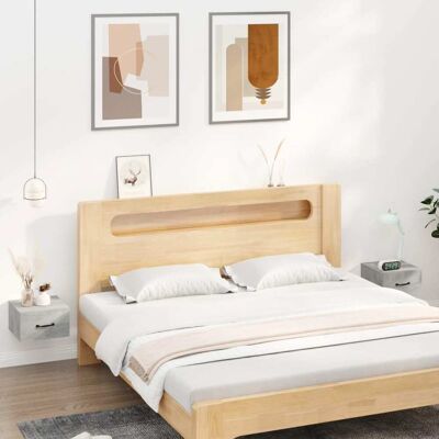 vidaXL Wand-Nachttische 2 Stk. Betongrau 35x35x20 cm - Grau vidaXL Wand-Nachttische 2 Stk. Betongrau 35x35x20 cm - Grau
