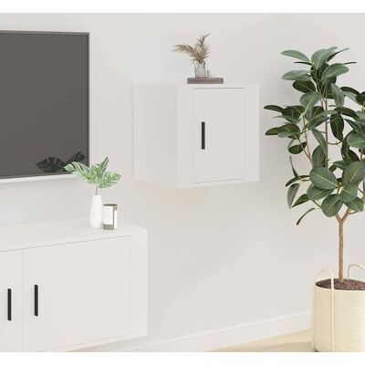 vidaXL TV-Wandschrank Weiß 40x34,5x40 cm - Weiß vidaXL TV-Wandschrank Weiß 40x34,5x40 cm - Weiß