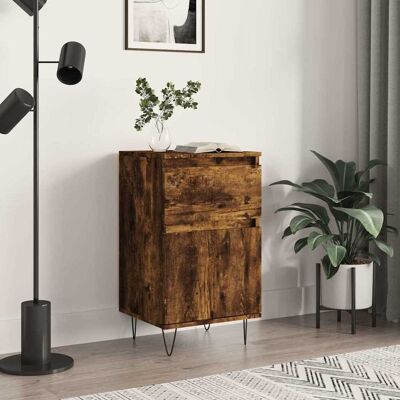vidaXL Sideboard Räuchereiche 40x35x70 cm Holzwerkstoff - Braun vidaXL Sideboard Räuchereiche 40x35x70 cm Holzwerkstoff - Braun