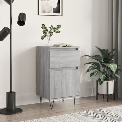 vidaXL Sideboard Grau Sonoma 40x35x70 cm Holzwerkstoff - Grau vidaXL Sideboard Grau Sonoma 40x35x70 cm Holzwerkstoff - Grau