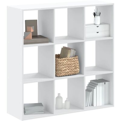 vidaXL Bücherregal Weiß 102x32x102 cm Holzwerkstoff - Weiß vidaXL Bücherregal Weiß 102x32x102 cm Holzwerkstoff - Weiß
