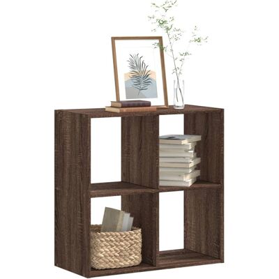 vidaXL Bücherregal Braun Eichen-Optik 68,5x32x68,5 cm Holzwerkstoff - Braun vidaXL Bücherregal Braun Eichen-Optik 68,5x32x68,5 cm Holzwerkstoff - Braun