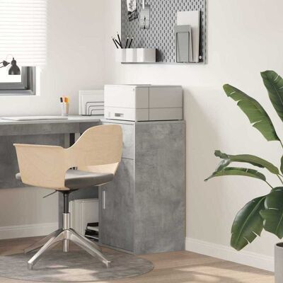 vidaXL Sideboard mit Schubladen Beton Grau 38 x 34 x 75 cm - Grau vidaXL Sideboard mit Schubladen Beton Grau 38 x 34 x 75 cm - Grau