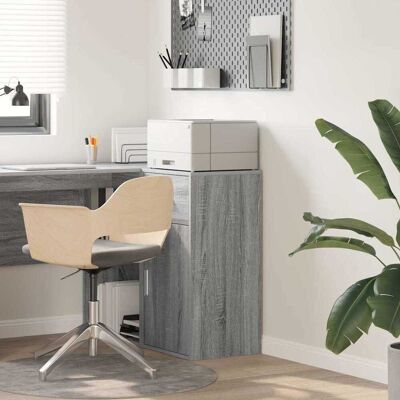 vidaXL Sideboard mit Schubladen Graues Sonoma 38 x 34 x 75 cm - Grau vidaXL Sideboard mit Schubladen Graues Sonoma 38 x 34 x 75 cm - Grau