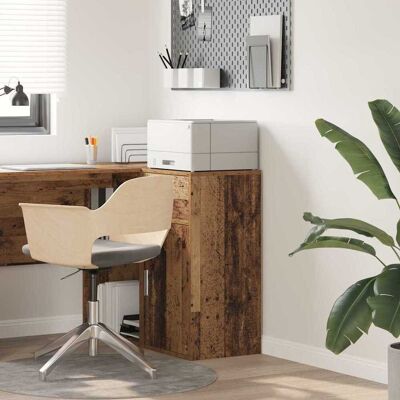 vidaXL Sideboard mit Schubladen Altholz 38 x 34 x 75 cm - Braun vidaXL Sideboard mit Schubladen Altholz 38 x 34 x 75 cm - Braun