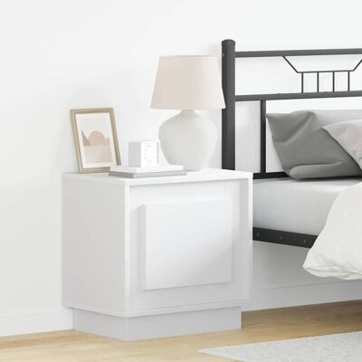 Vidaxl Weiße Holz Nachttisch - Nachttisch Vidaxl Weiße Holz Nachttisch - Nachttisch