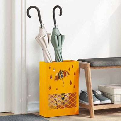 vidaXL Regenschirmständer Senfgelb 28 x 12 x 41 cm Stahl - Senfgelb vidaXL Regenschirmständer Senfgelb 28 x 12 x 41 cm Stahl - Senfgelb