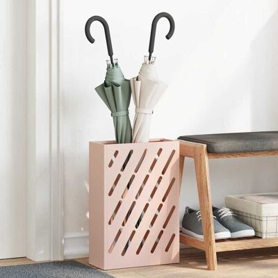vidaXL Regenschirmständer Rosa 28 x 12 x 41 cm Stahl - Rosa vidaXL Regenschirmständer Rosa 28 x 12 x 41 cm Stahl - Rosa