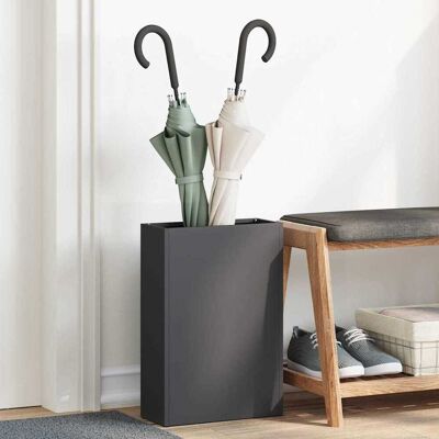 vidaXL Regenschirmständer Schwarz 28 x 12 x 41 cm Stahl - Schwarz vidaXL Regenschirmständer Schwarz 28 x 12 x 41 cm Stahl - Schwarz