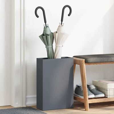 vidaXL Regenschirmständer Anthrazit 28 x 12 x 41 cm Stahl - Anthrazit vidaXL Regenschirmständer Anthrazit 28 x 12 x 41 cm Stahl - Anthrazit
