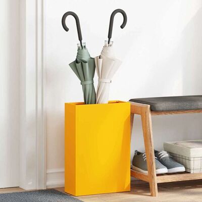 vidaXL Regenschirmständer Senfgelb 28 x 12 x 41 cm Stahl - Senfgelb vidaXL Regenschirmständer Senfgelb 28 x 12 x 41 cm Stahl - Senfgelb
