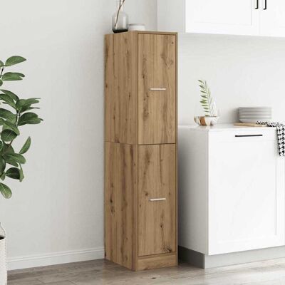 vidaXL Apothekerschrank Artisian Oak 30x41x144,5 cm Holzwerkstoff - Braun vidaXL Apothekerschrank Artisian Oak 30x41x144,5 cm Holzwerkstoff - Braun