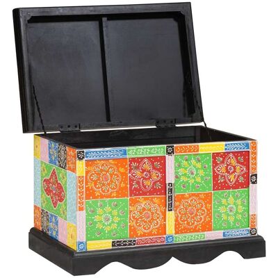 vidaXL Aufbewahrungsbox Mehrfarbig 60 x 40 x 40 cm Massivholz Mango - Mehrfarbig vidaXL Aufbewahrungsbox Mehrfarbig 60 x 40 x 40 cm Massivholz Mango - Mehrfarbig