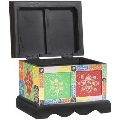vidaXL Aufbewahrungsbox Mehrfarbig 40 x 30 x 30 cm Massivholz Mango - Mehrfarbig vidaXL Aufbewahrungsbox Mehrfarbig 40 x 30 x 30 cm Massivholz Mango - Mehrfarbig