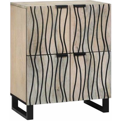 vidaXL Medienlagerungsschränke & Regale Weiß 60 x 33 x 75 cm - Weiß vidaXL Medienlagerungsschränke & Regale Weiß 60 x 33 x 75 cm - Weiß
