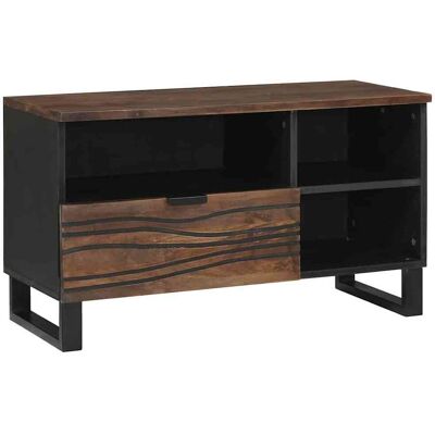 vidaXL TV-Einheiten Walnuss 80 x 33 x 46 cm Holzwerkstoff - Braun vidaXL TV-Einheiten Walnuss 80 x 33 x 46 cm Holzwerkstoff - Braun