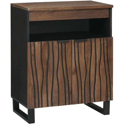 vidaXL Sideboard Braun 60 x 33 x 75 cm massives Mangoholz - Braun vidaXL Sideboard Braun 60 x 33 x 75 cm massives Mangoholz - Braun