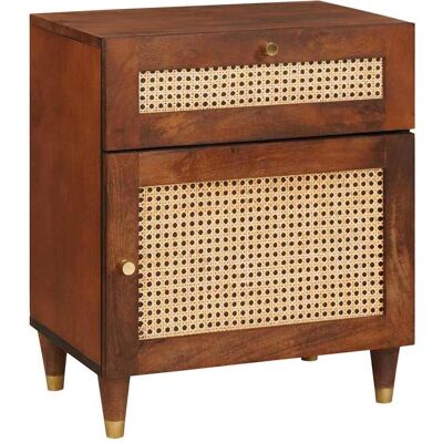 vidaXL Nachttische mit Schubladen 50 x 33 x 60 cm Massivholz Mango - Braun vidaXL Nachttische mit Schubladen 50 x 33 x 60 cm Massivholz Mango - Braun