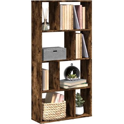 vidaXL Bücherregal Räuchereiche 60x20x120,5 cm Holzwerkstoff - Braun vidaXL Bücherregal Räuchereiche 60x20x120,5 cm Holzwerkstoff - Braun