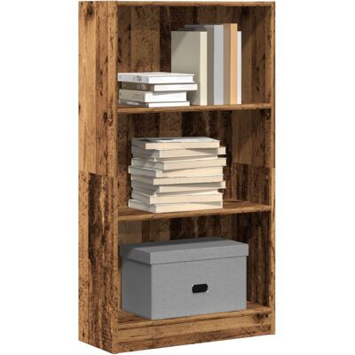 vidaXL Bücherregal Altholz-Optik 60x24x109 cm Holzwerkstoff - Braun vidaXL Bücherregal Altholz-Optik 60x24x109 cm Holzwerkstoff - Braun