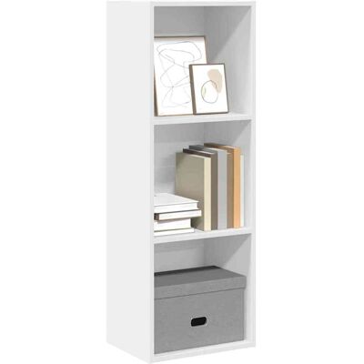 vidaXL Bücherregal Weiß 40x30x114 cm Holzwerkstoff - Weiß vidaXL Bücherregal Weiß 40x30x114 cm Holzwerkstoff - Weiß