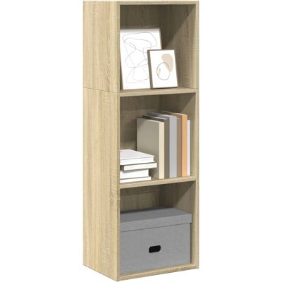 vidaXL Bücherregal Sonoma-Eiche 40x30x114 cm Holzwerkstoff - Braun vidaXL Bücherregal Sonoma-Eiche 40x30x114 cm Holzwerkstoff - Braun
